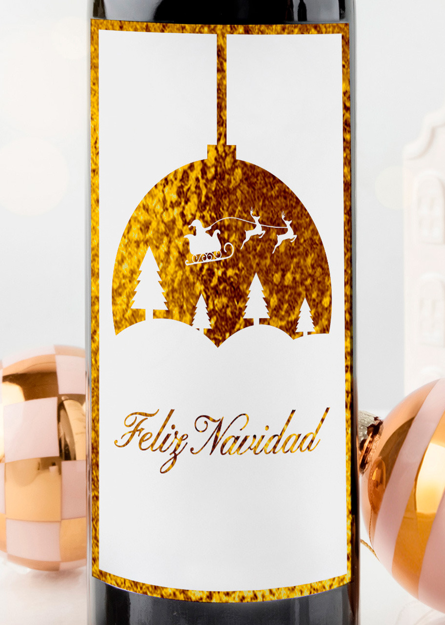 Imagen para Nochebuena con Vino Personalizado - 4