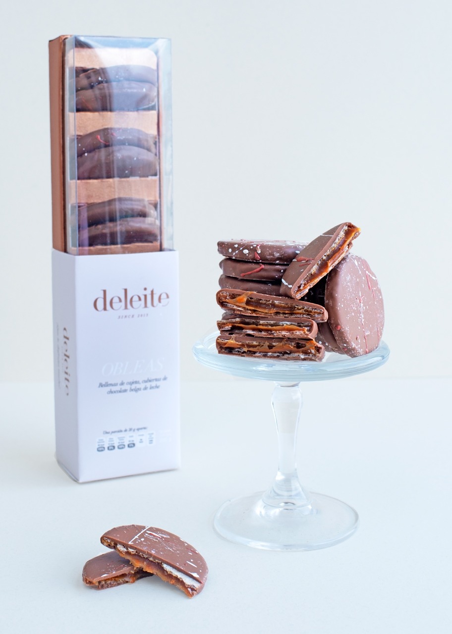 Obleas rellenas de cajeta Obleas rellenas de cajeta