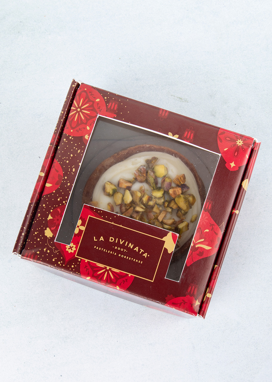 Imagen para Pastel Individual Pistache Navidad La Divinata - 4