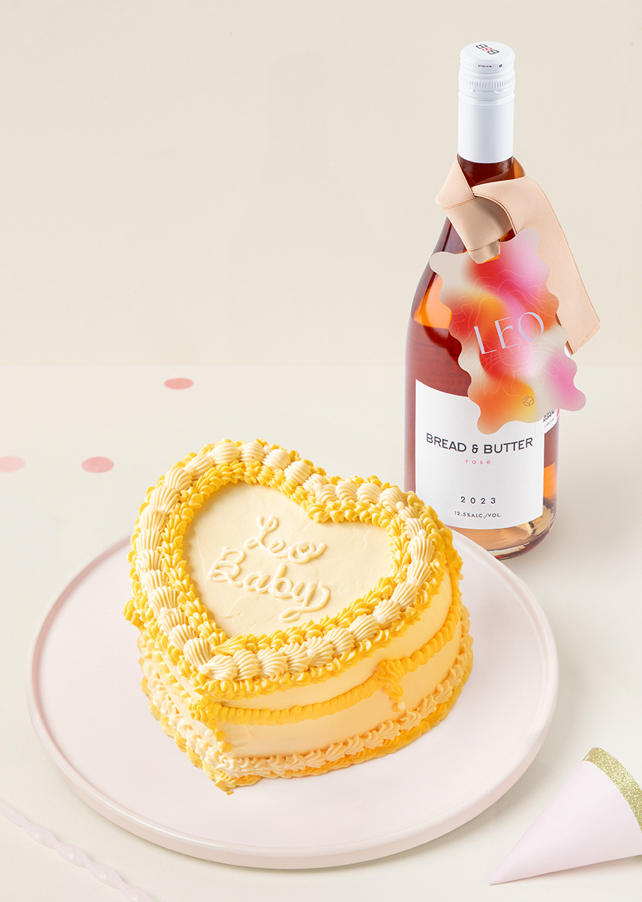 Imagen para Pastel Leo con Vino Bread & Butter - 1