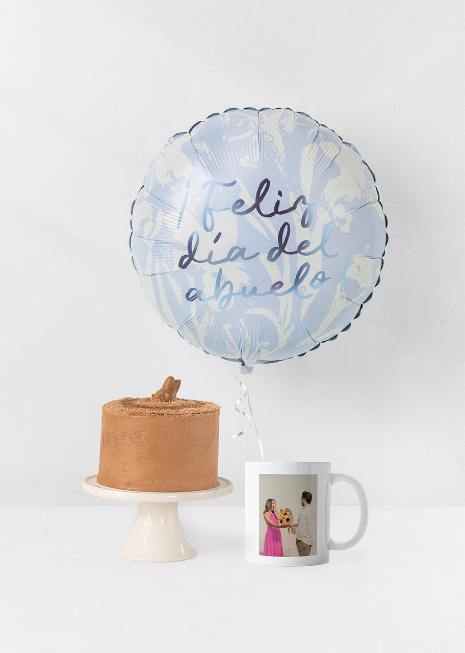 Imagen para Pastel Maria Jose con Globo Abuelos y Taza Personalizada  - 1