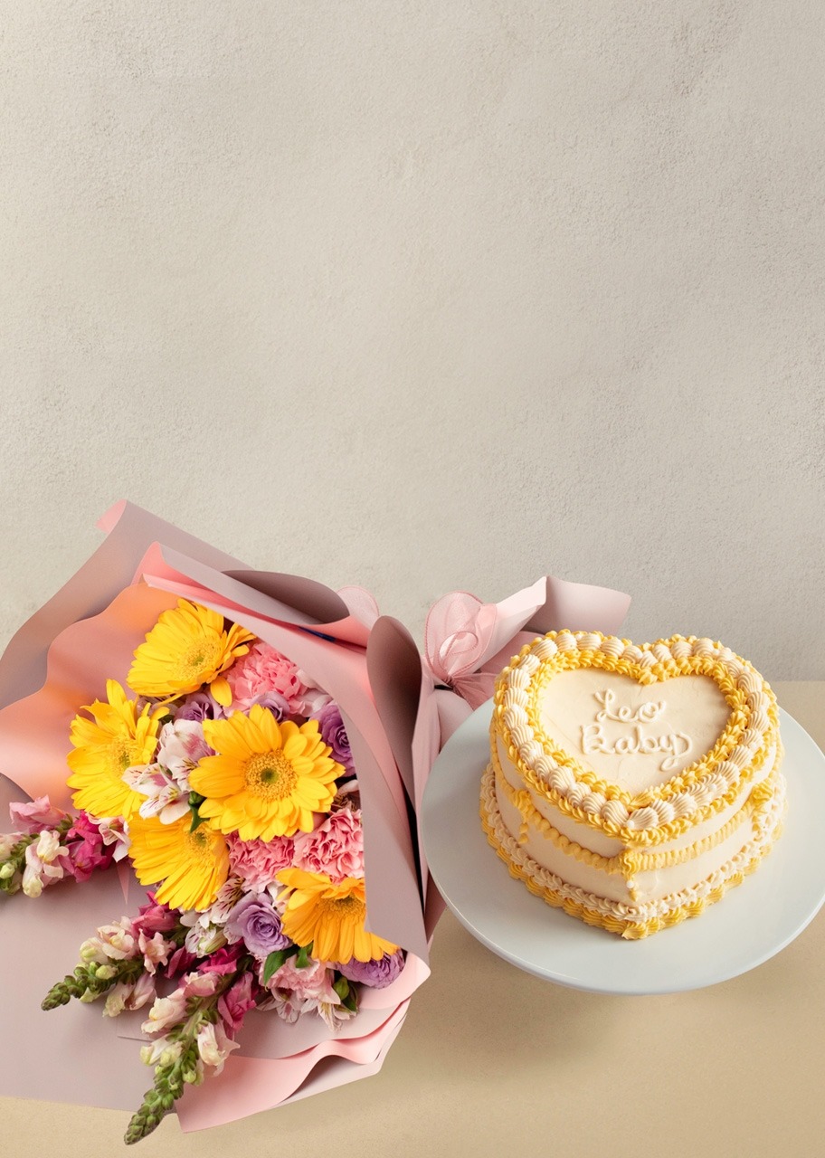 Imagen para Kit Leo, flor y pastel - 1