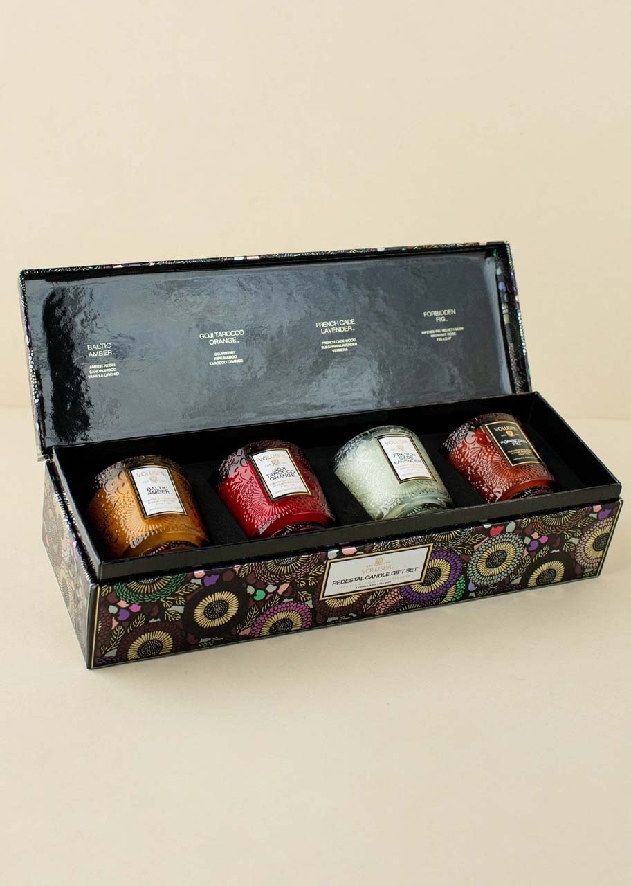 Pedestal Candles Gift Set VoluSpa