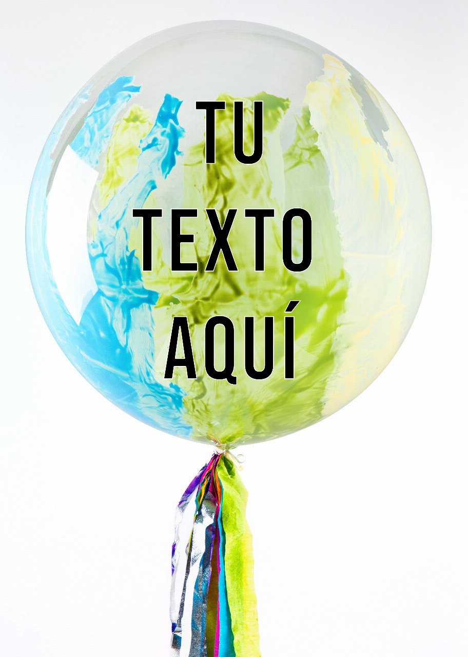 Imagen para Personaliza Globo Burbuja "Cool Mix" - 1
