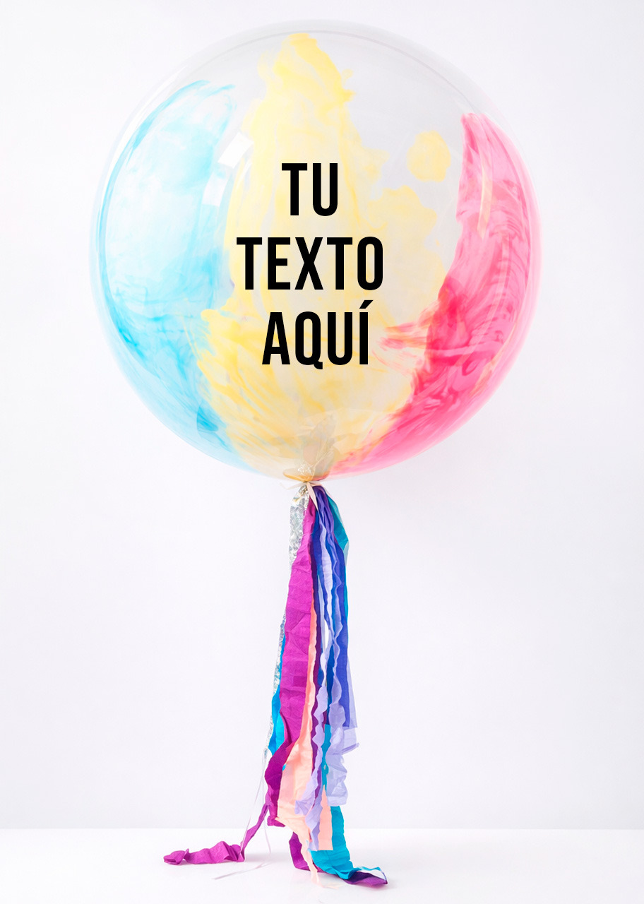 Imagen para Personaliza Globo Burbuja "Cotton Dream" - 1
