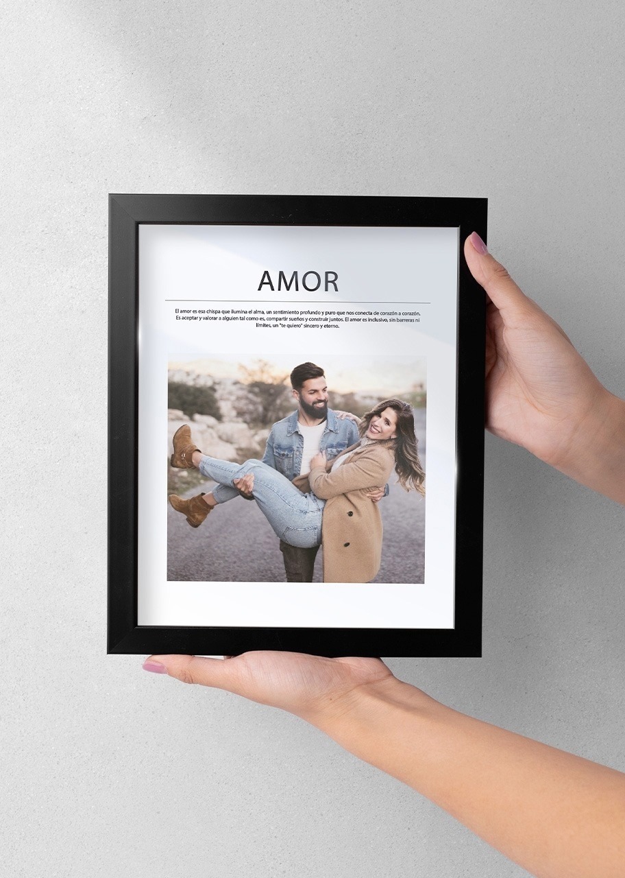 Imagen para Personaliza Marco Amor con 12 Rosas Rojas - 2