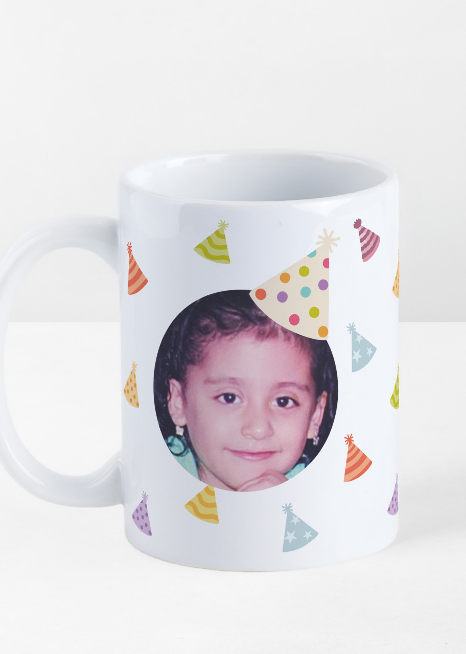 Imagen para Personaliza Taza "Birthday Party Hat" 15oz - 1