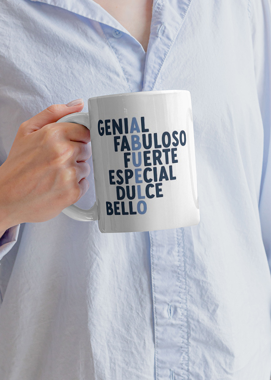 Imagen para Personaliza Taza Diseño ”Acrónimo de Abuelo” - 4