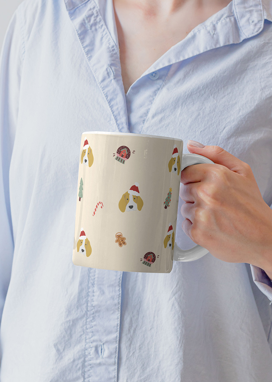 Imagen para Personaliza Taza Diseño "Dogmas (Beagle)" 15oz - 3