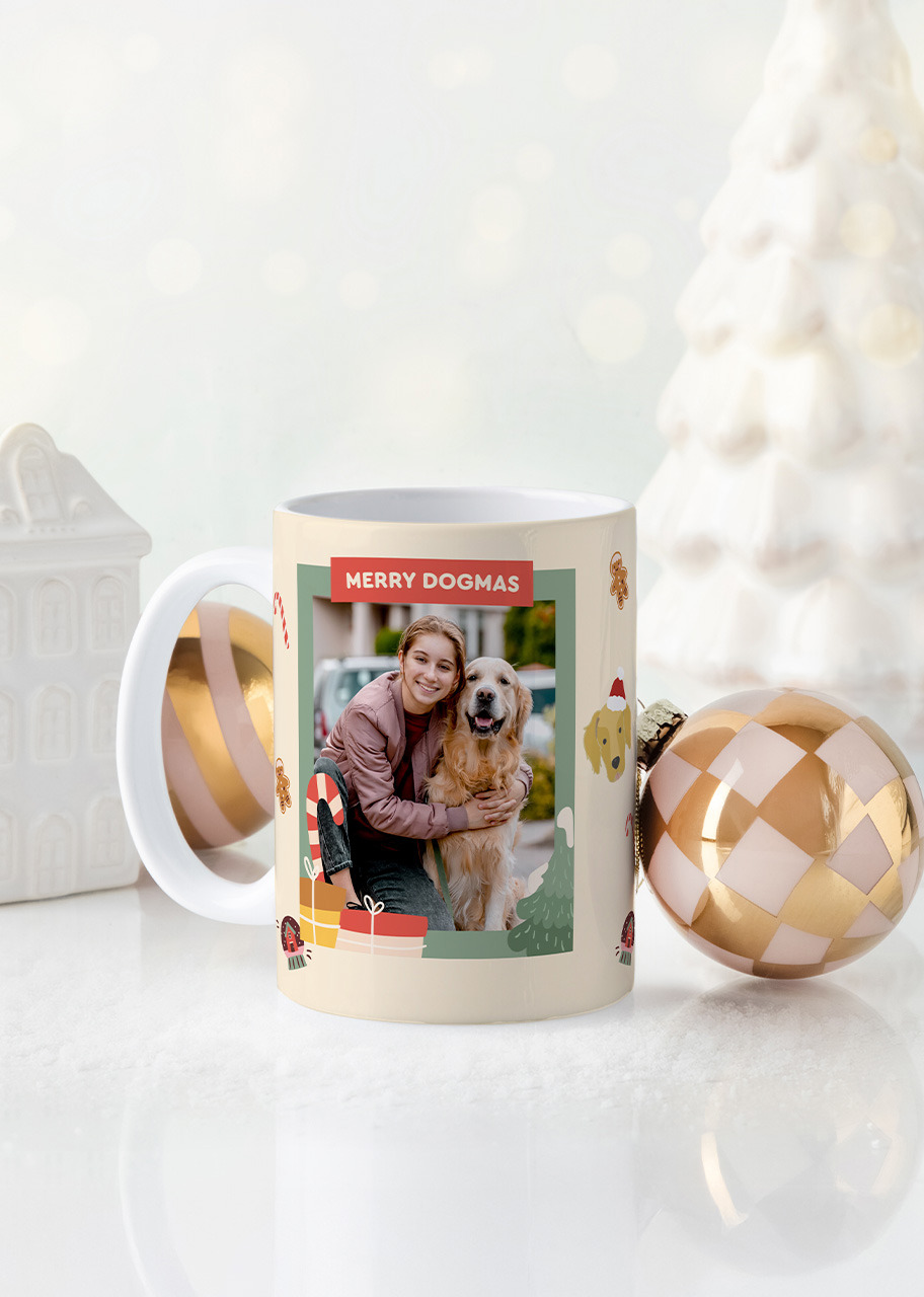 Imagen para Personaliza Taza Diseño "Dogmas (Golden Retriever)" - 1