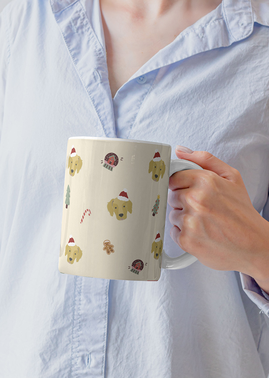 Imagen para Personaliza Taza Diseño "Dogmas (Golden Retriever)" - 3