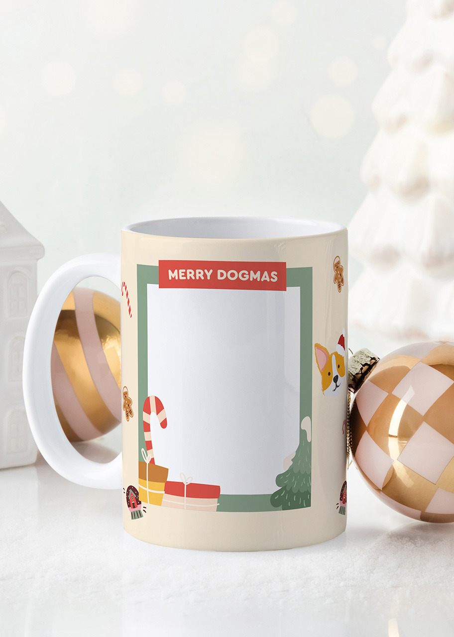Imagen para Personaliza Taza Perros de Navidad “Merry Dogmas” - 5