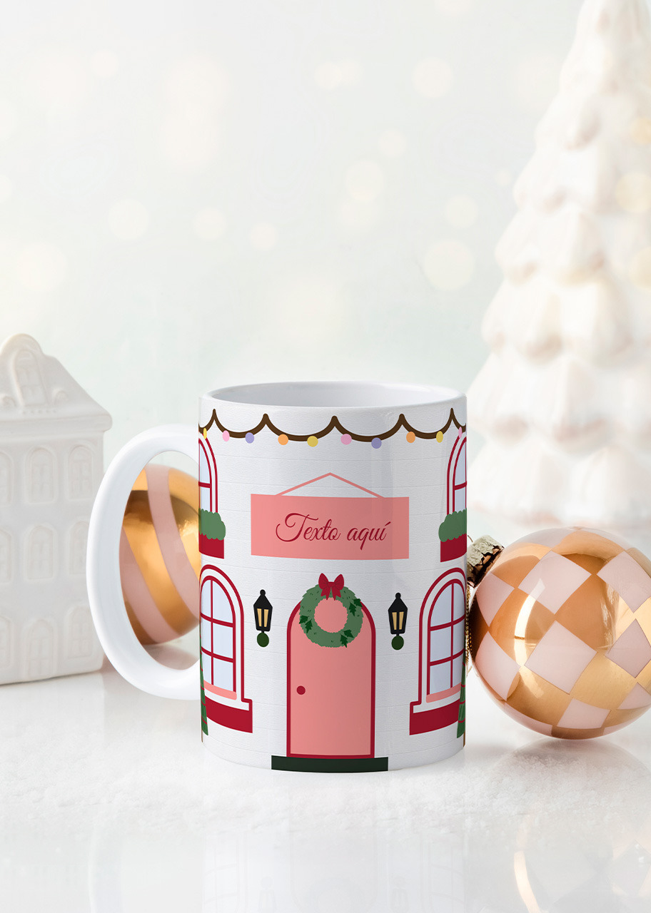 Imagen para Personaliza Taza Diseño "Holiday Home" 15oz - 4