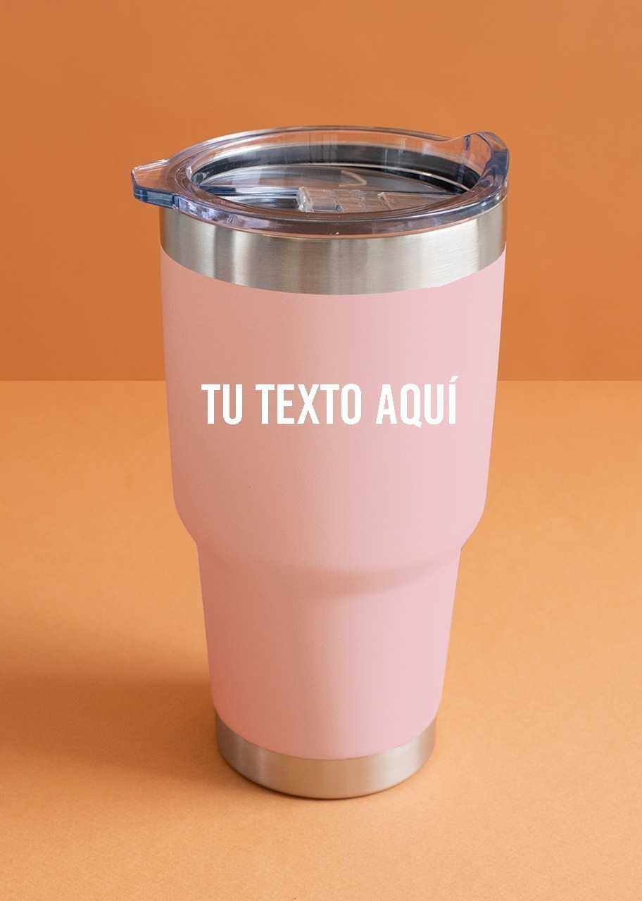 Personaliza Termo Rosa 30oz Everest Fort