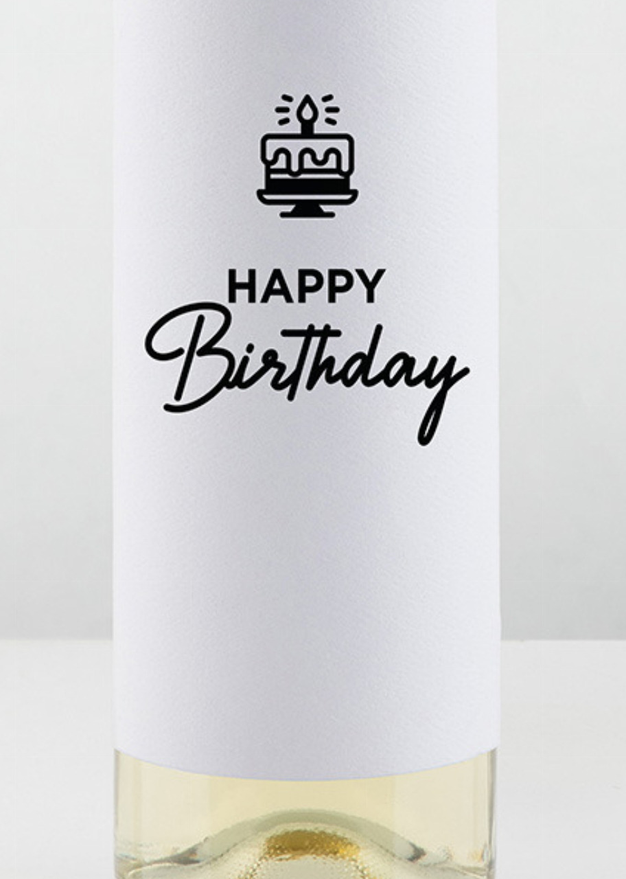 Imagen para Personaliza Vino 2V con Etiqueta "Happy birthday" - 3