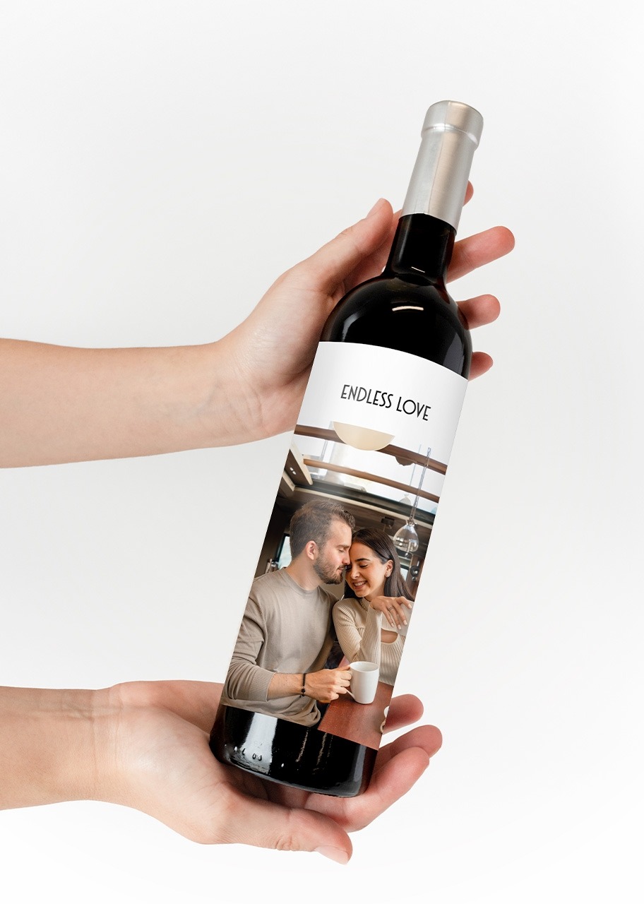 Imagen para Personaliza Vino 3V "Endless love" con foto - 2