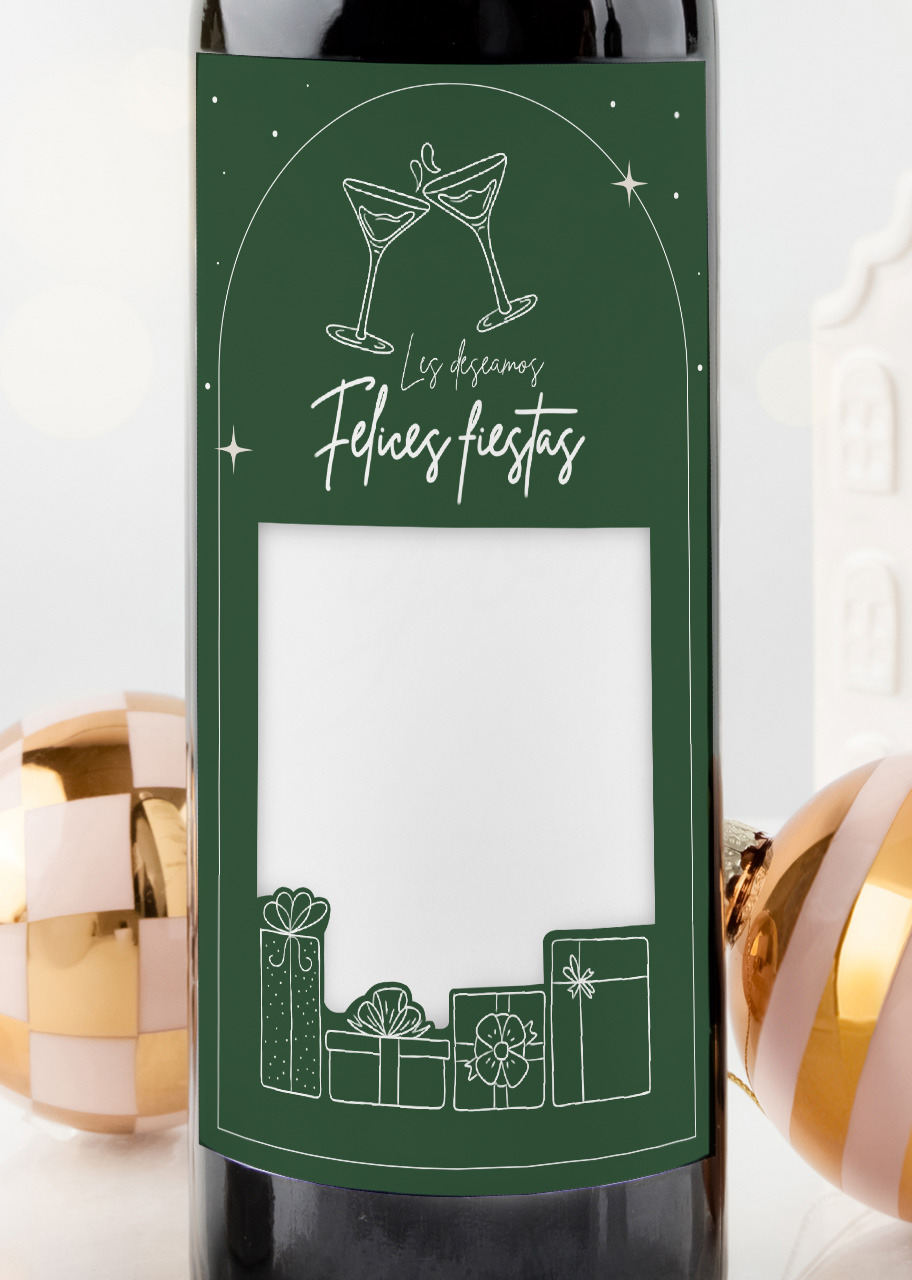 Imagen para Personaliza Vino Concha y Toro con etiqueta "Felices Fiestas"  - 5