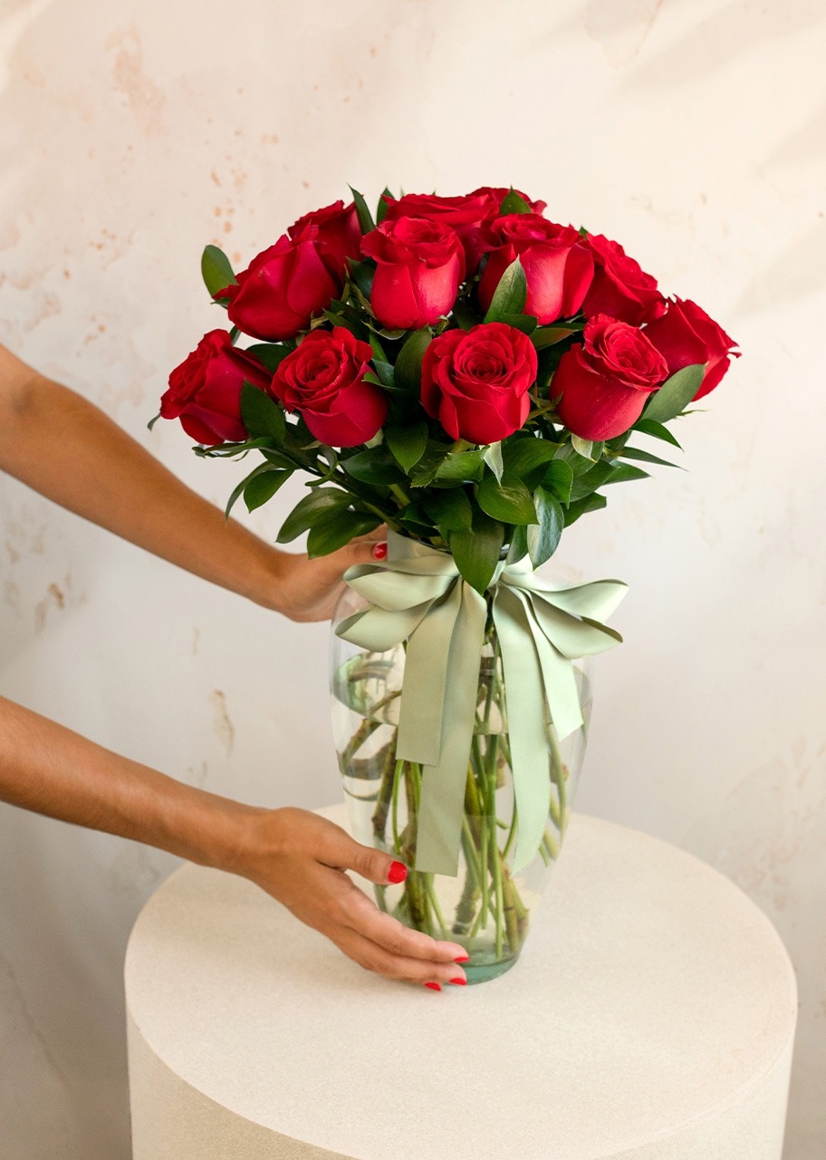 Imagen para Personaliza con Mini Foto 12 Rosas Rojas - 2