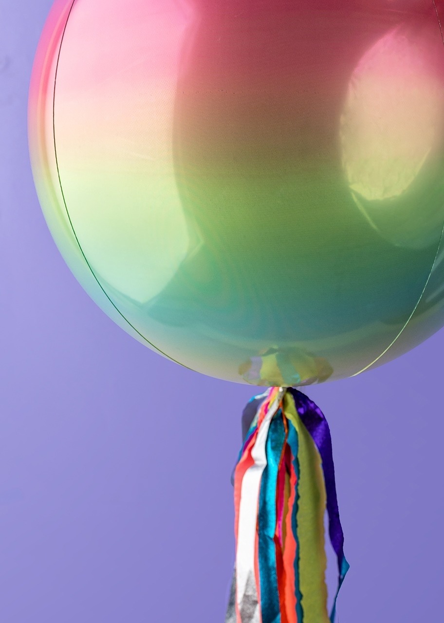 Imagen para Personaliza tu Globo Esfera Arcoiris - 2