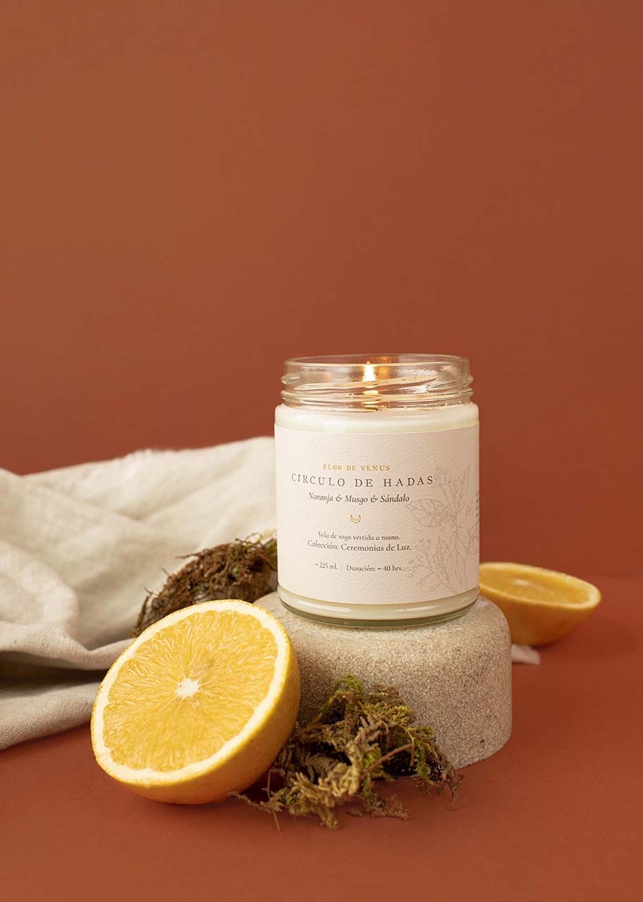 Imagen para Planta de la Buena Energía con Vela Círculo de Hadas - 2