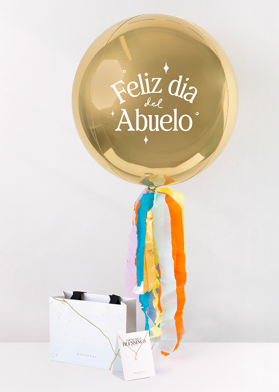 Imagen para Pulsera "Cuenta tus  bendiciones" y Globo Abuelos - 1