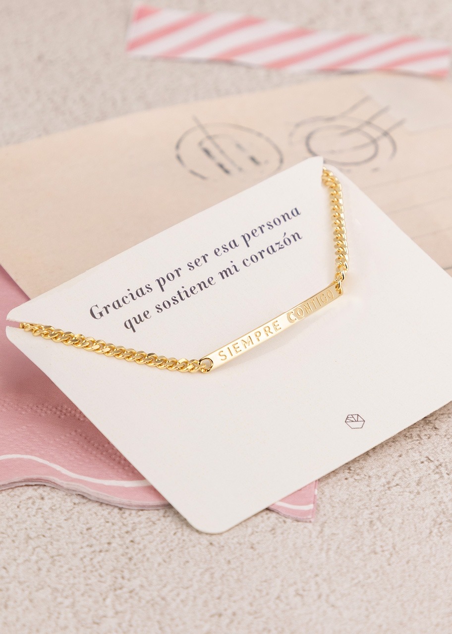 Imagen para Pulsera "Siempre Contigo" Rosa Gitana - 2