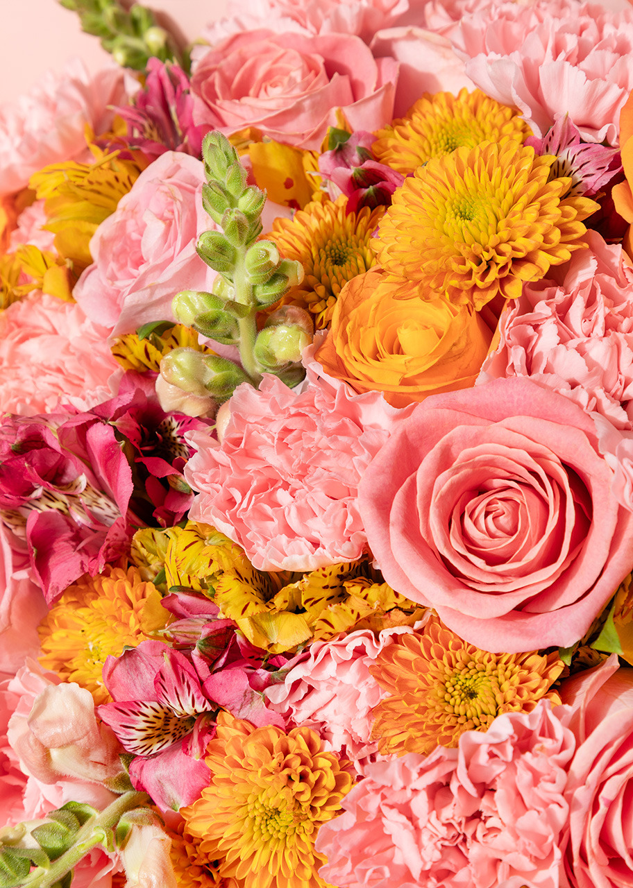 Imagen para Ramo de Rosas Naranjas y Rosas - 4