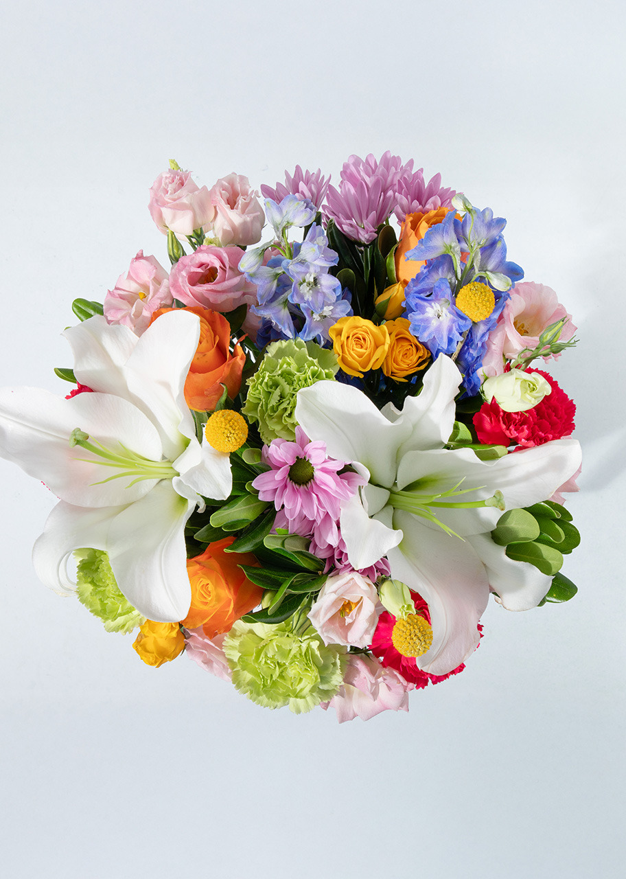 Imagen para Ramo de Casablancas y Lisianthus Rosa - 1
