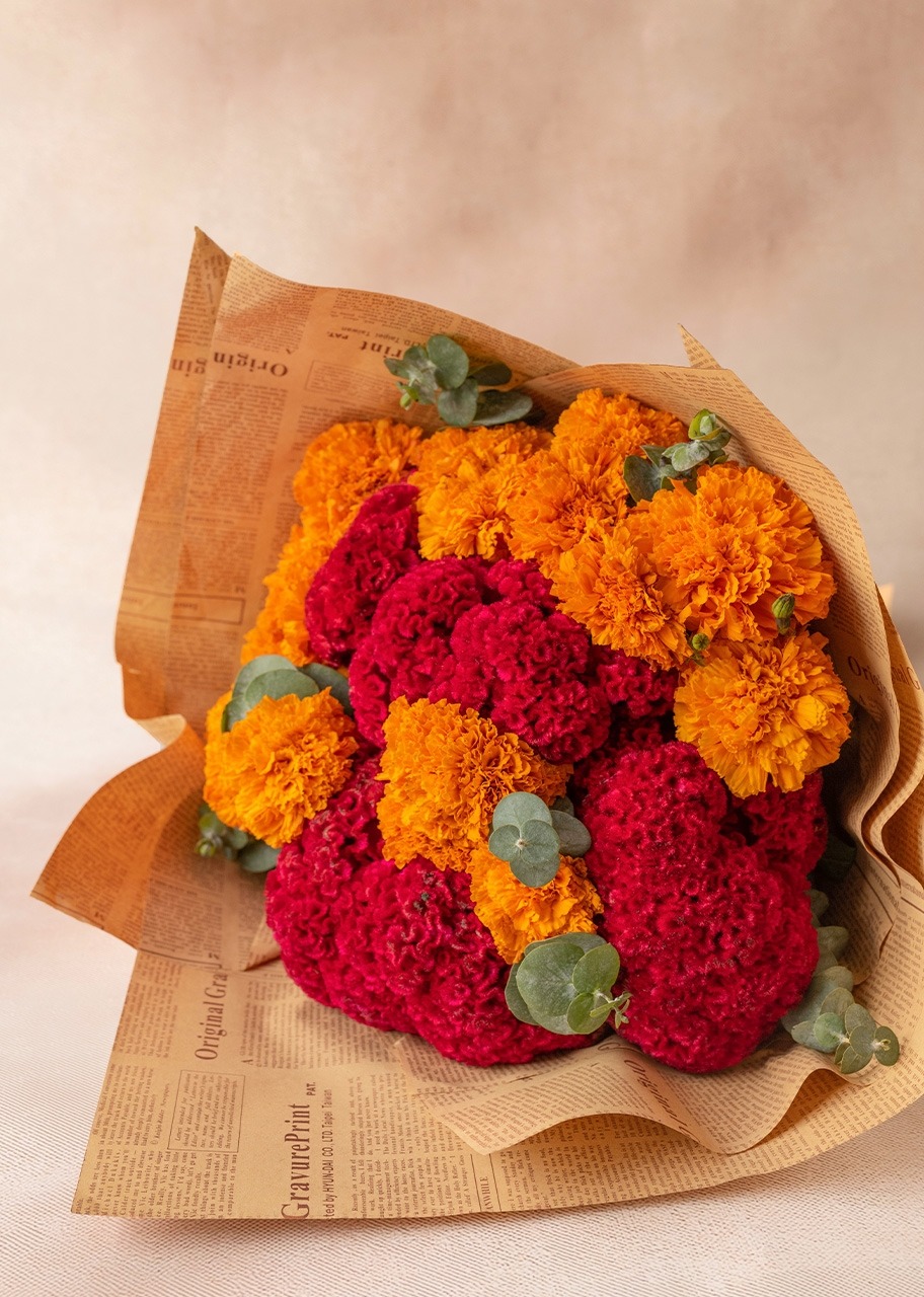 Imagen para Cempasúchil y Garra de León en Ramo - 3