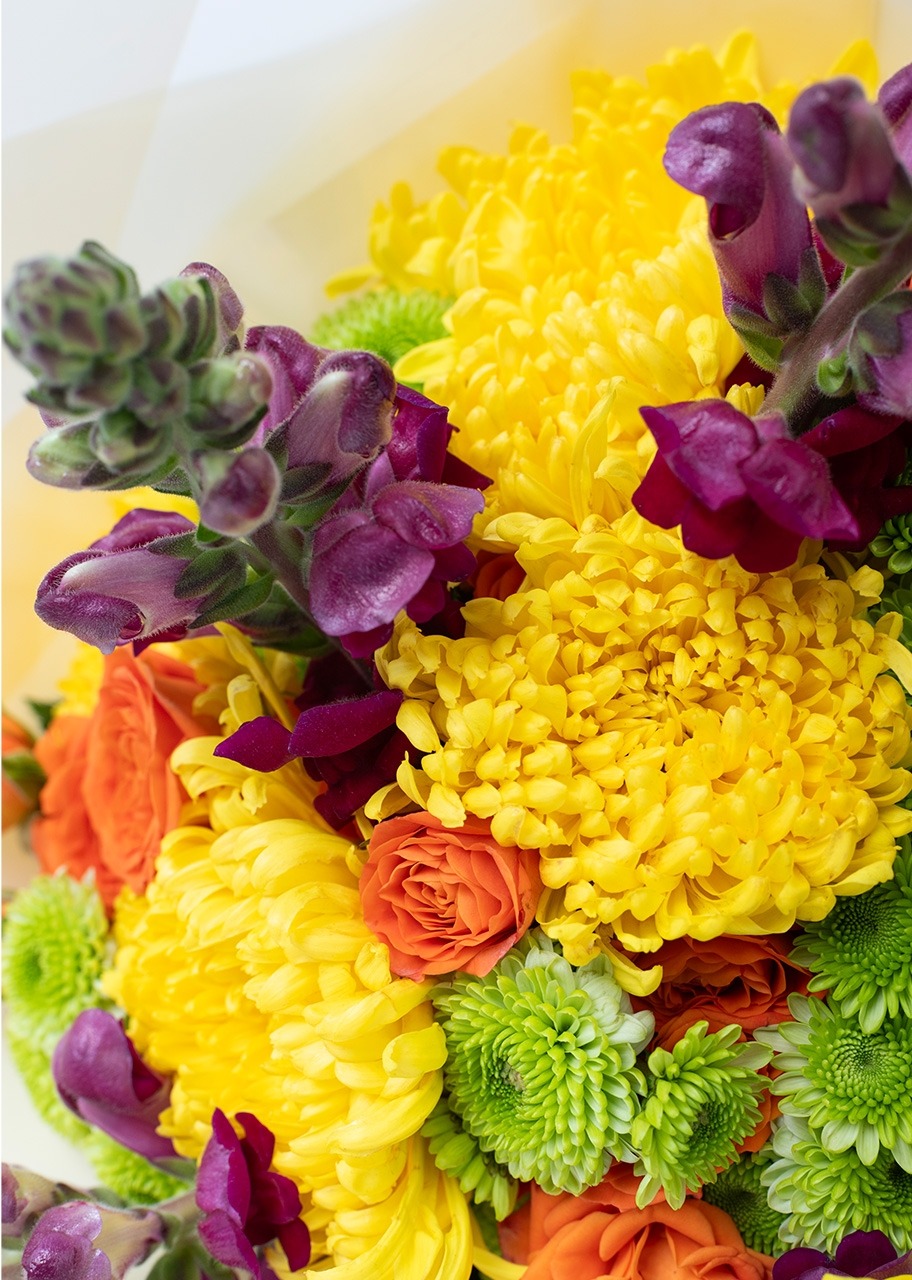 Imagen para Ramo de Codorniz Amarillo y Mini Rosas - 4