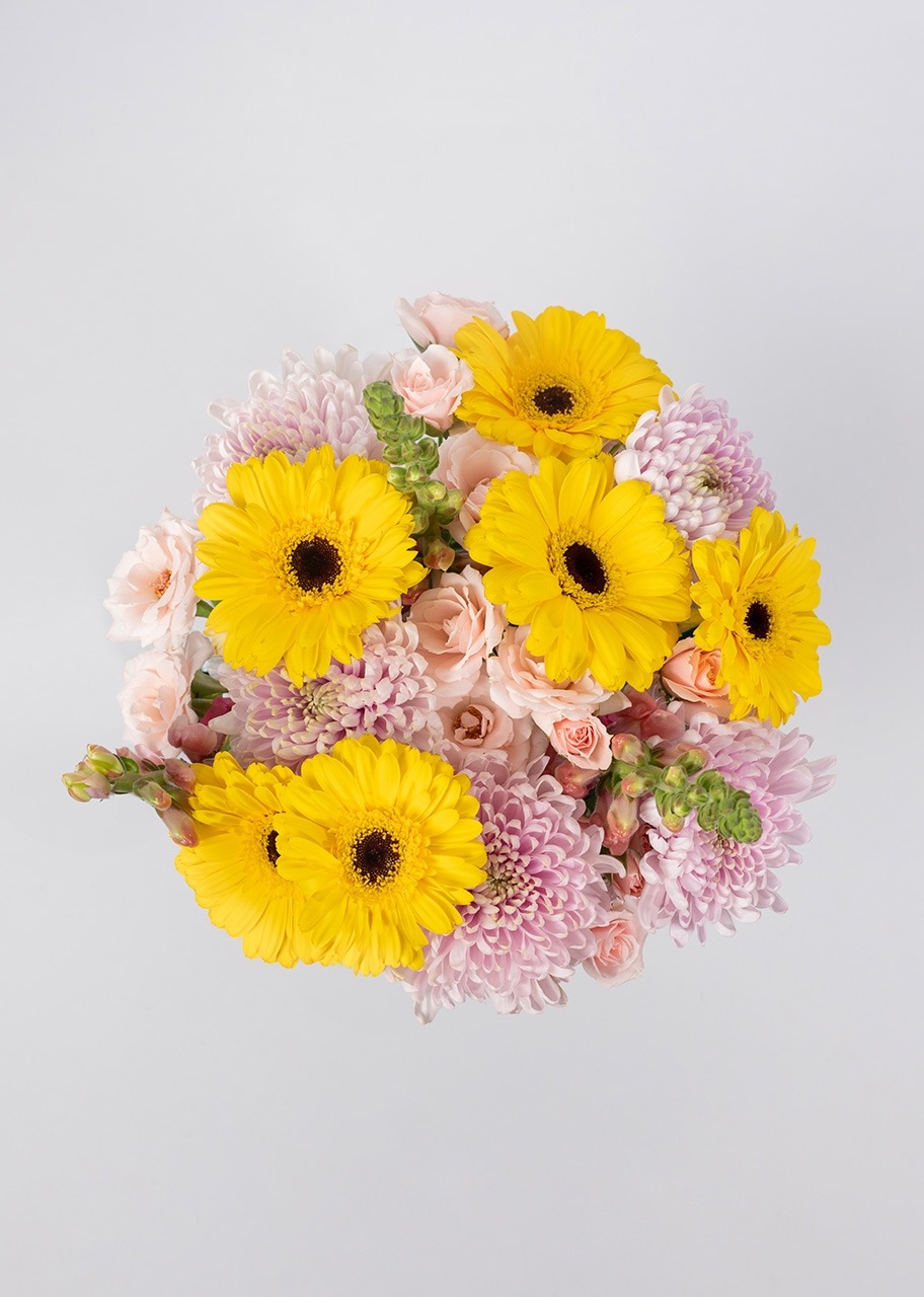 Imagen para Rayos de sol con Gerberas y Roxanne con mini foto - 4