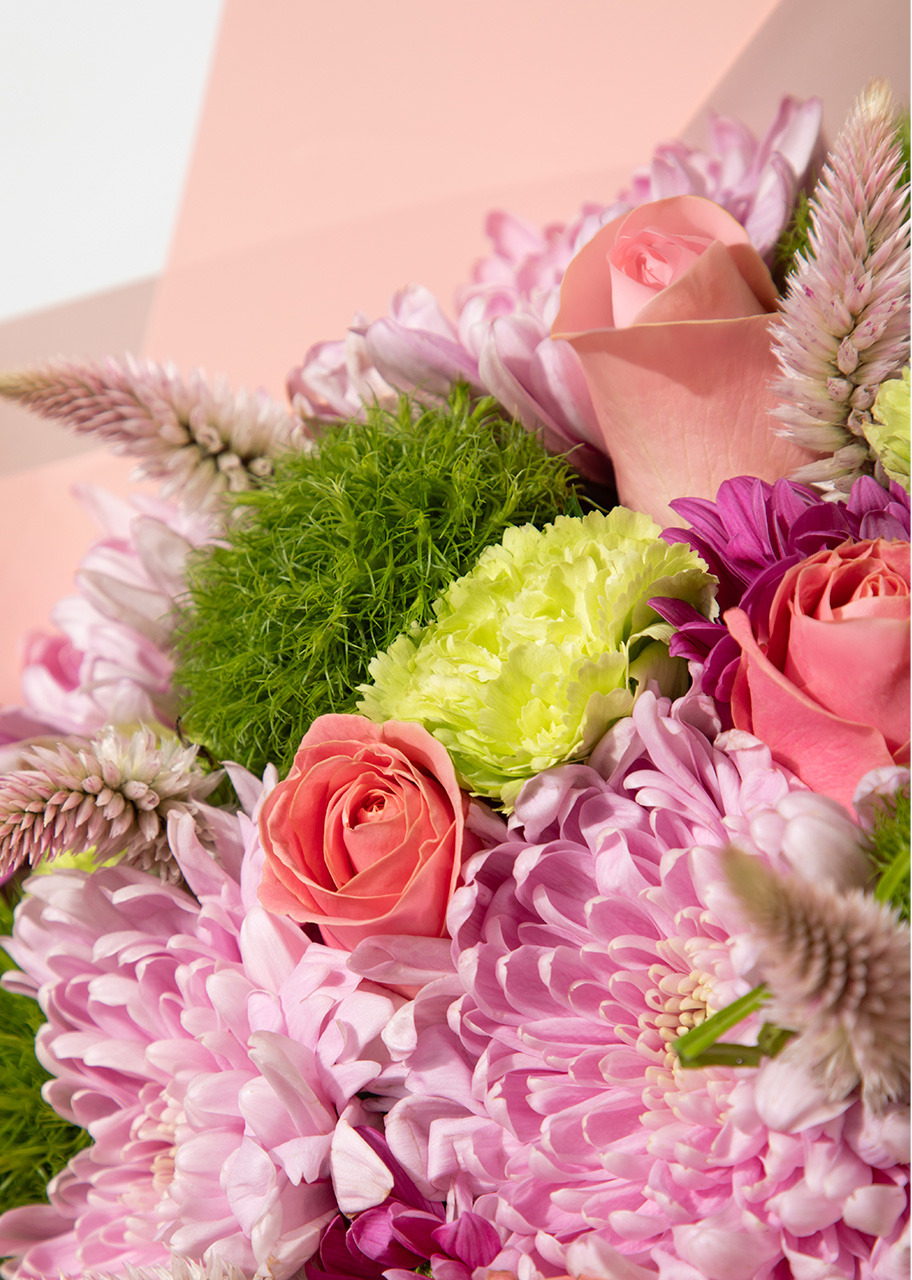 Imagen para Ramo de Roxanas y Rosas Rosa - 3