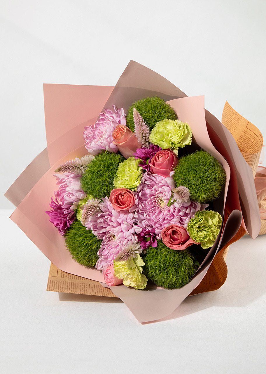 Imagen para Ramo de Roxanas y Rosas Rosa - 4