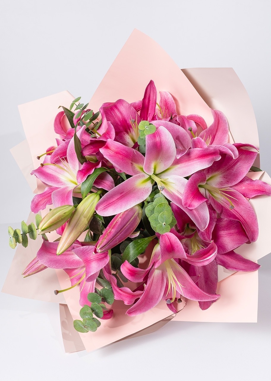 Imagen para Ramo de Stargazer con mini foto - 2