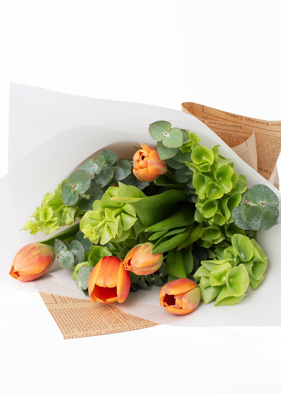 Imagen para Ramo de Tulipanes Naranjas - 4