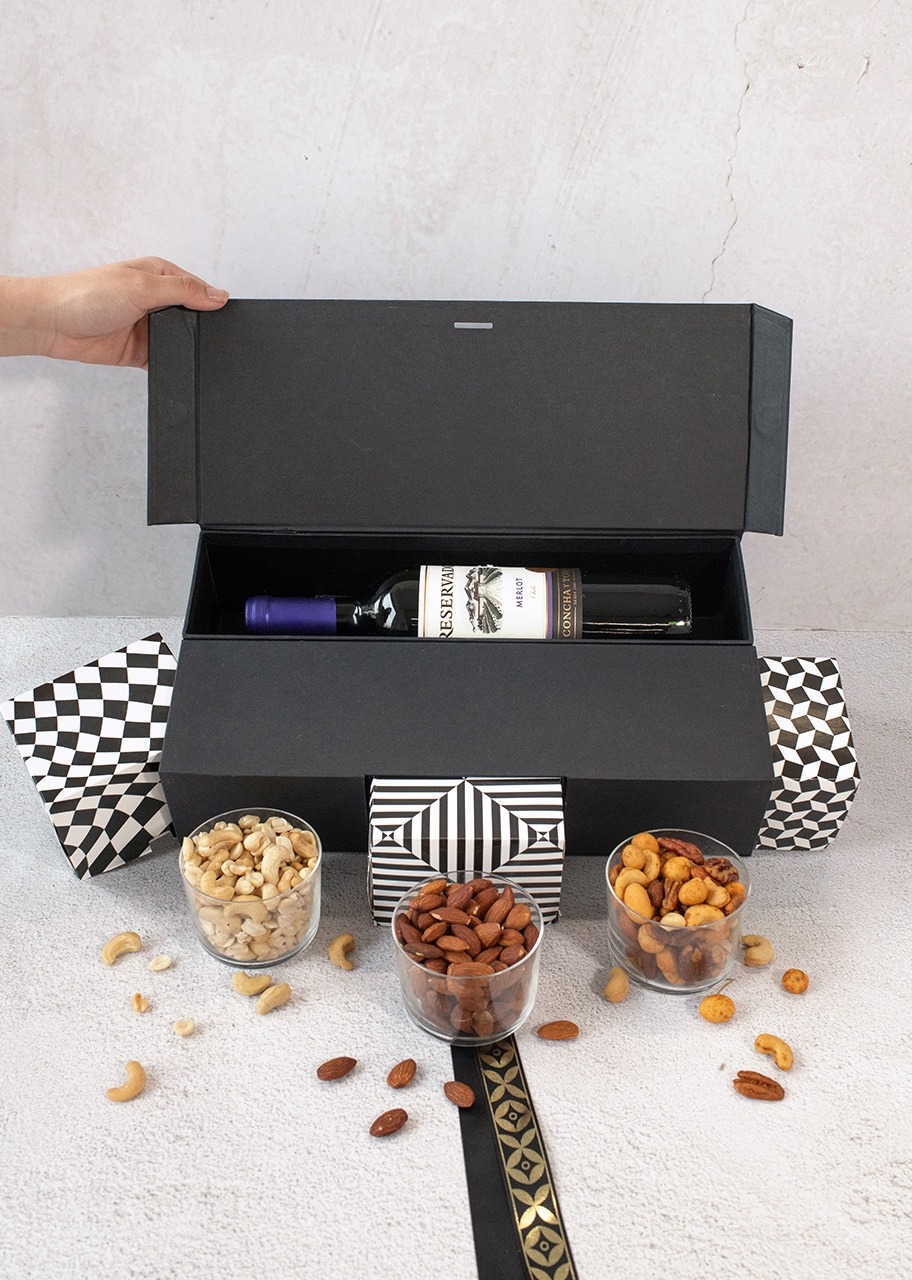 Imagen para Regalo con Vino Tinto y Botanas  - 2