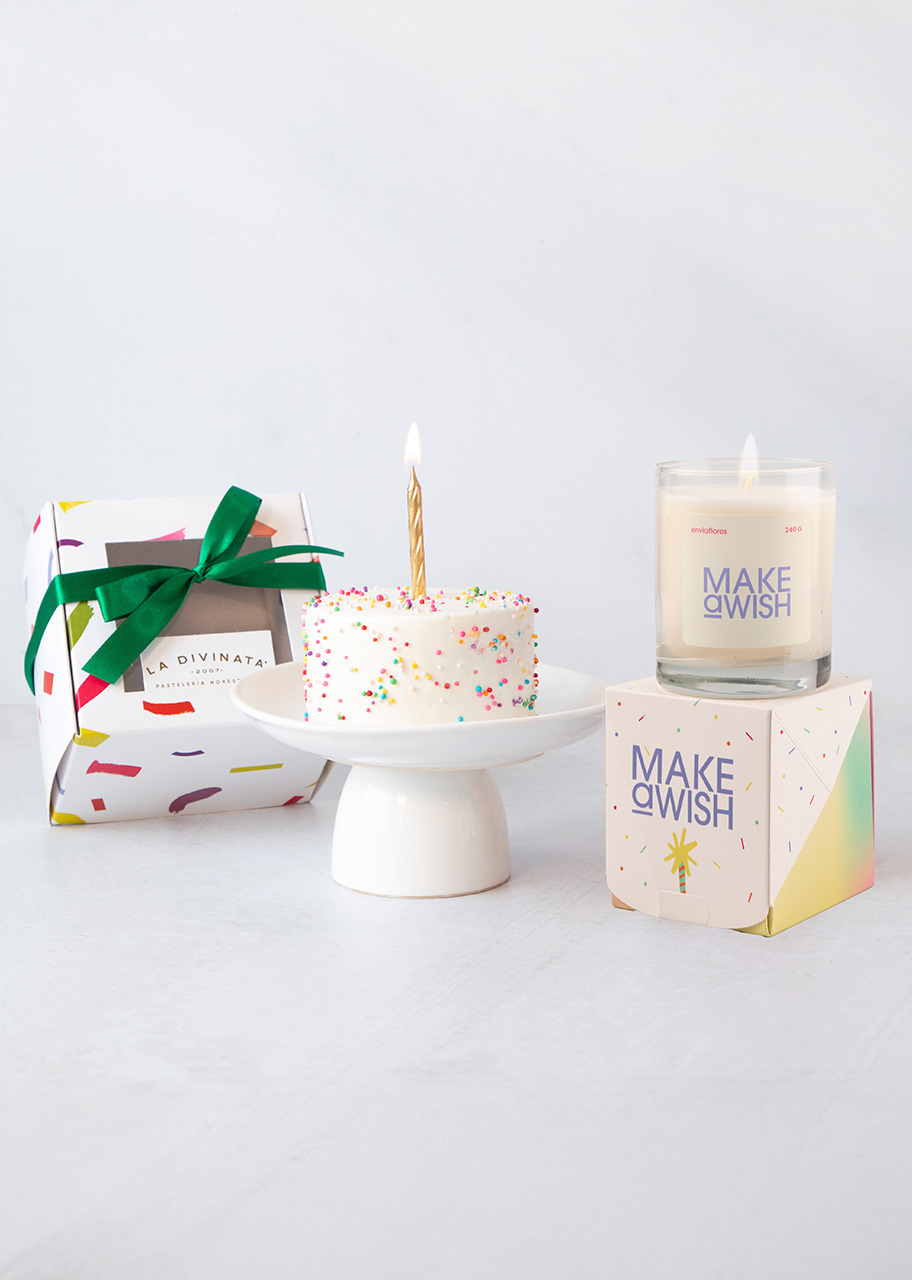 Imagen para Regalo con Pastel y Vela Birthday - 1