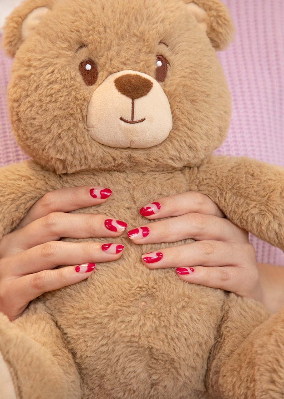 Imagen para 12 Rosas Rojas con Oso Peluche y Globo - 4