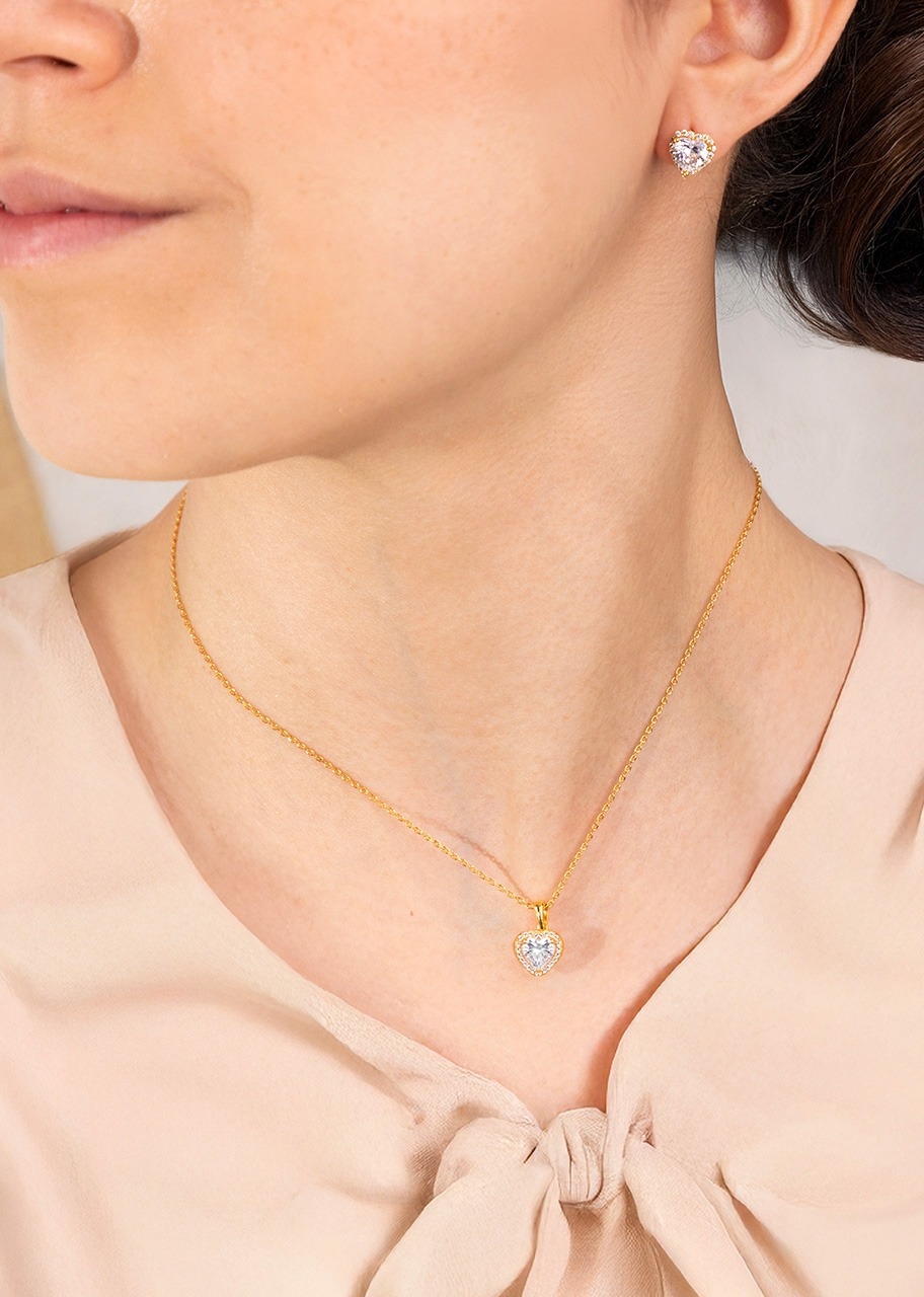 Imagen para Set Corazon Cristal con Globo - 4