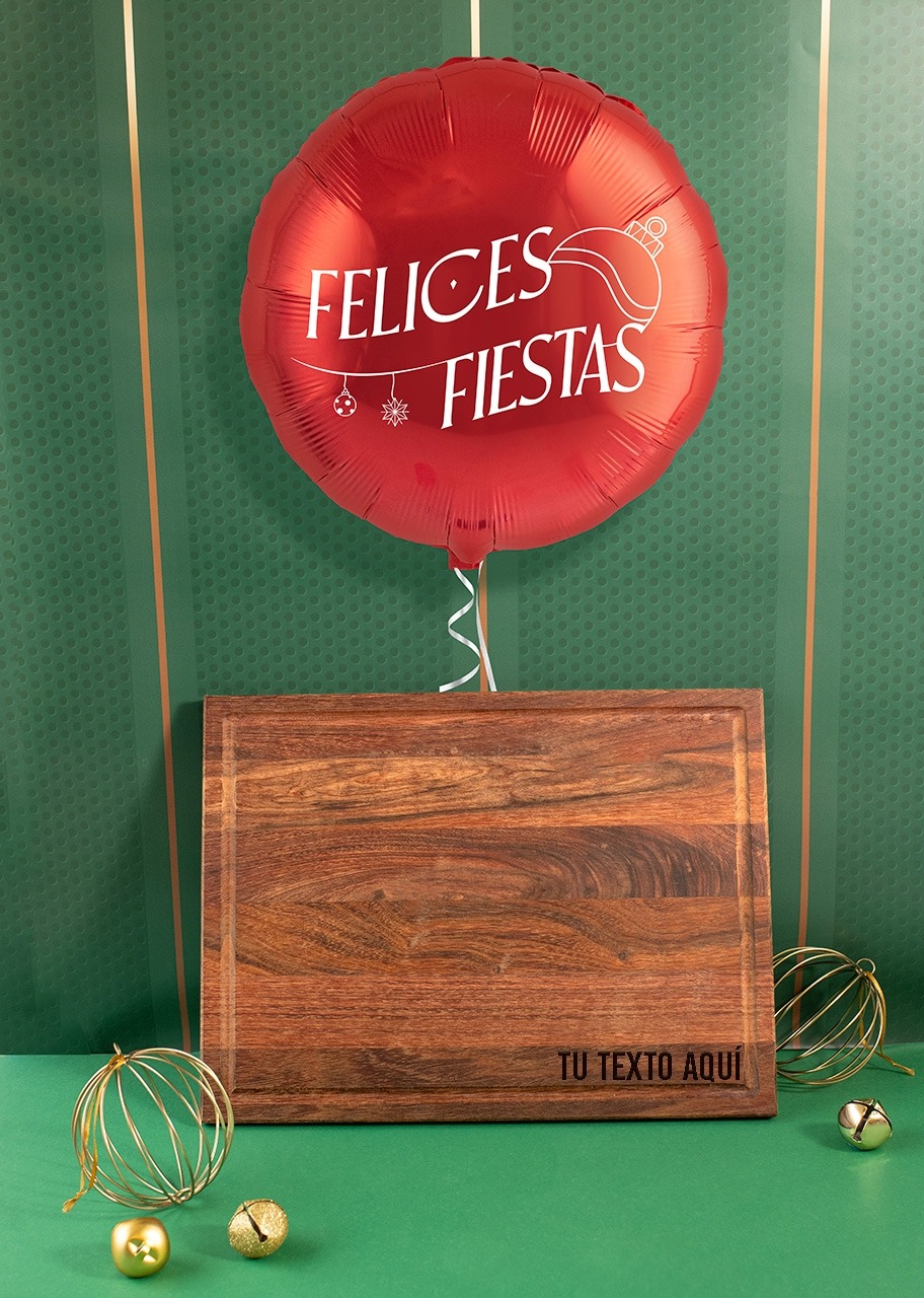 Imagen para Tabla Personalizada 30x40 cm Texto Inferior Derecho con globo - 1