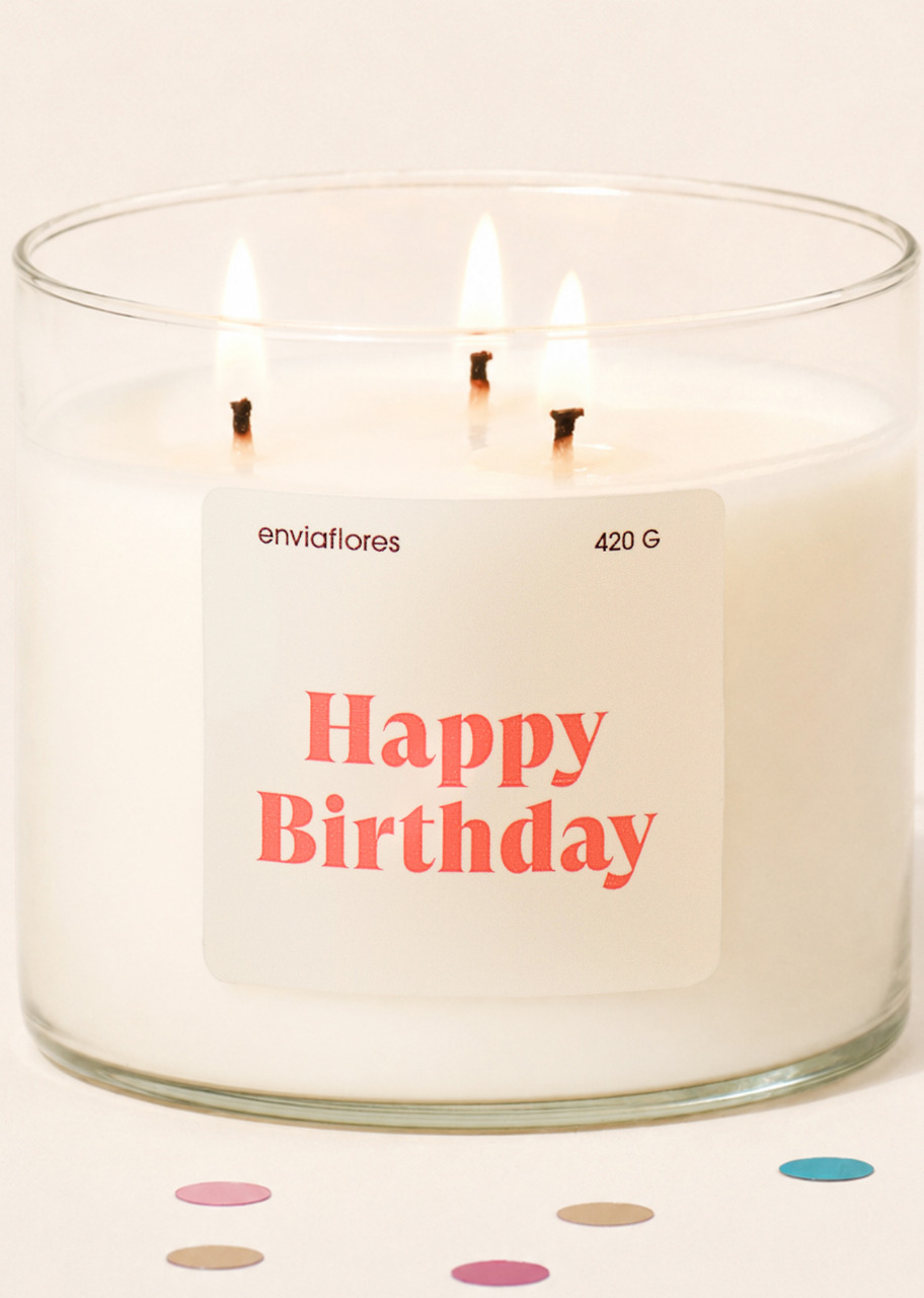 Imagen para Vela Happy Birthday 420 gr - 1