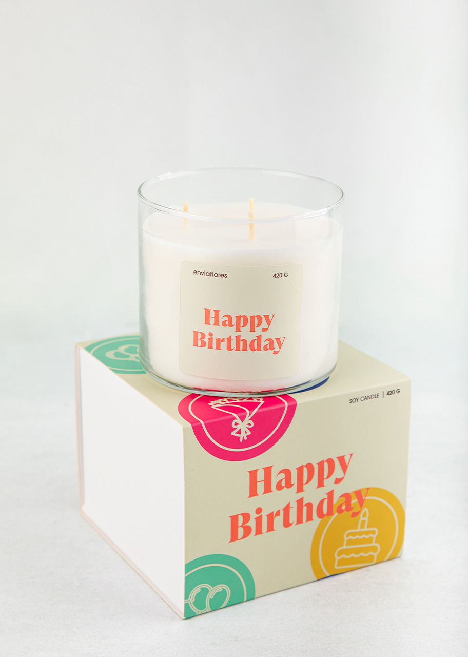 Imagen para Vela Happy Birthday 420 ml - 1