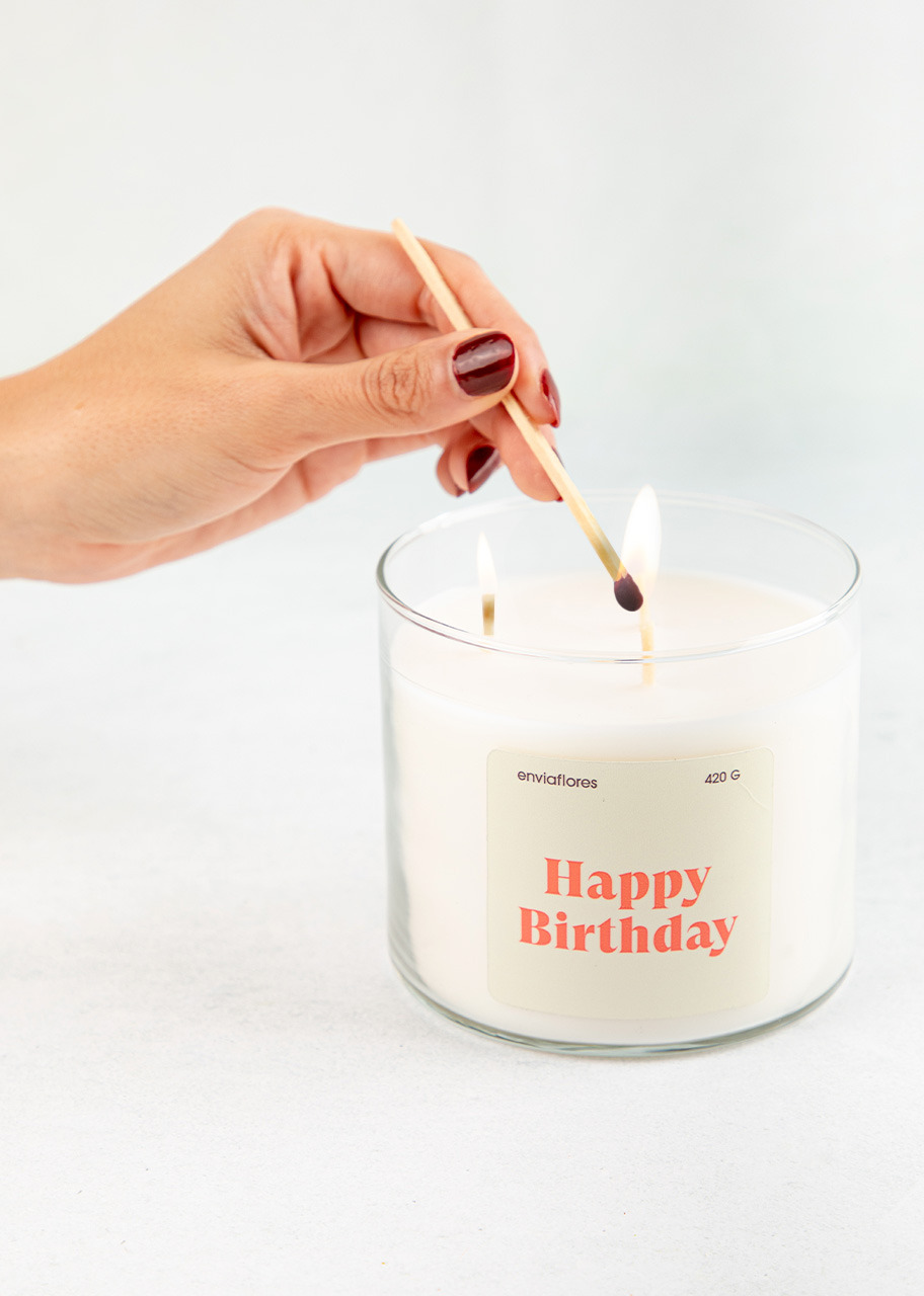 Imagen para Vela Happy Birthday 420 ml - 3