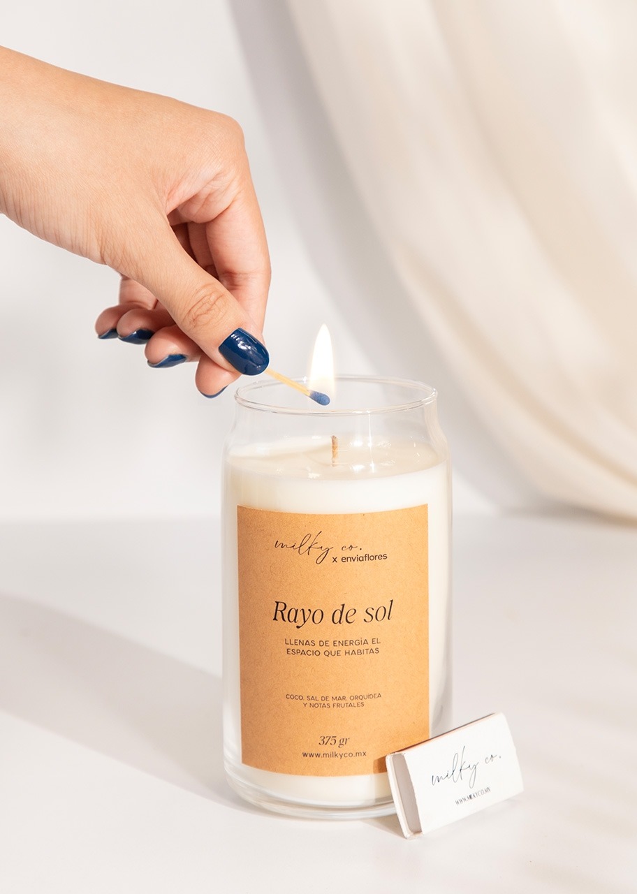 Imagen para Vela Milky Co. "Rayo de Sol" 375 ml - 3