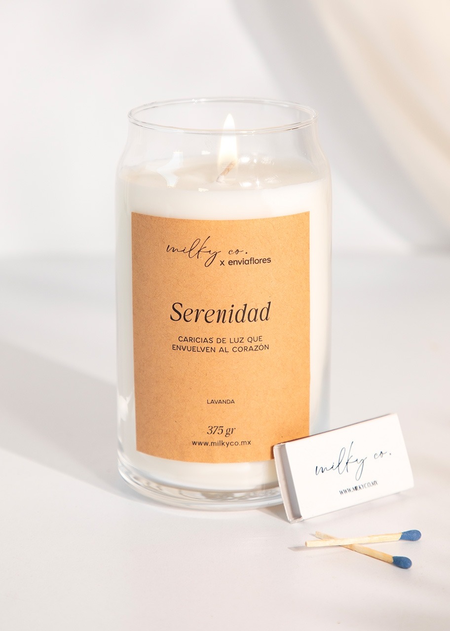 Imagen para Vela Milky Co. "Serenidad" 375 ml - 4