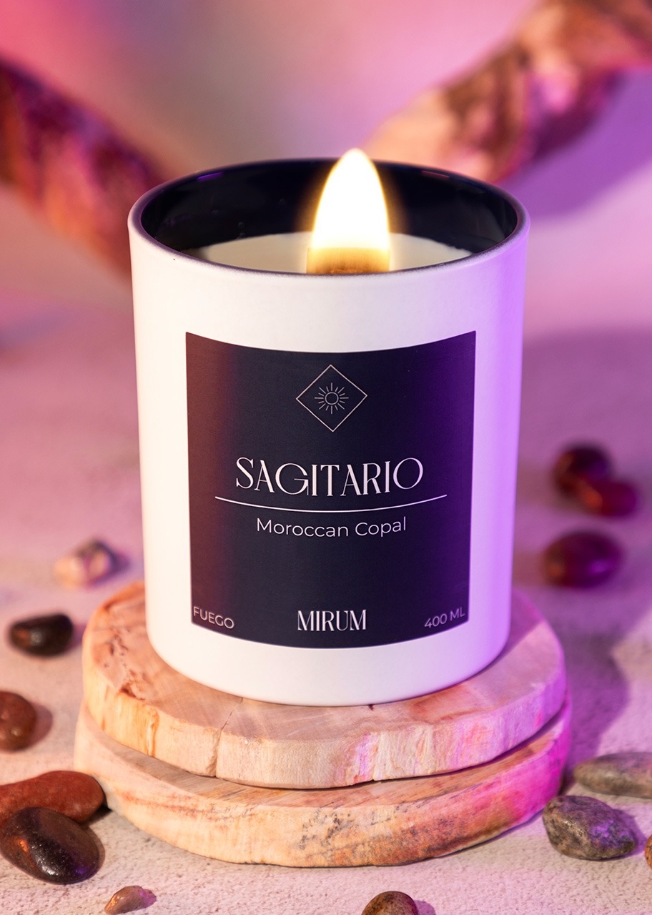 Imagen para Vela con Anillo Signo Sagitario Mirum 400 ml - 2