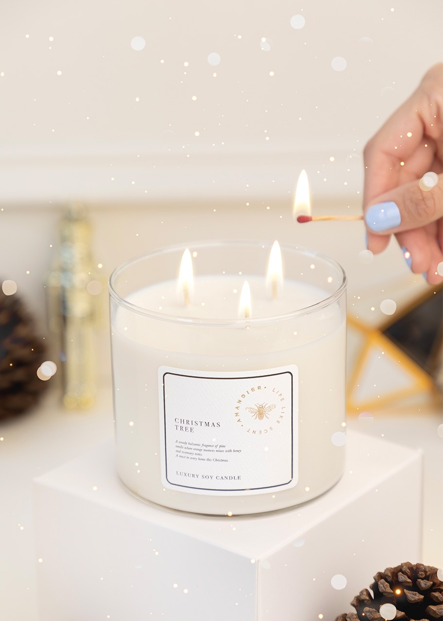 Imagen para Vela Christmas Tree Amandier 420 ml - 4