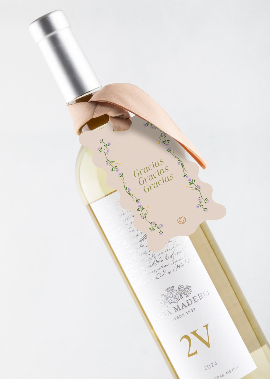 Imagen para Vino con Distintivo Gracias Gracias - 1