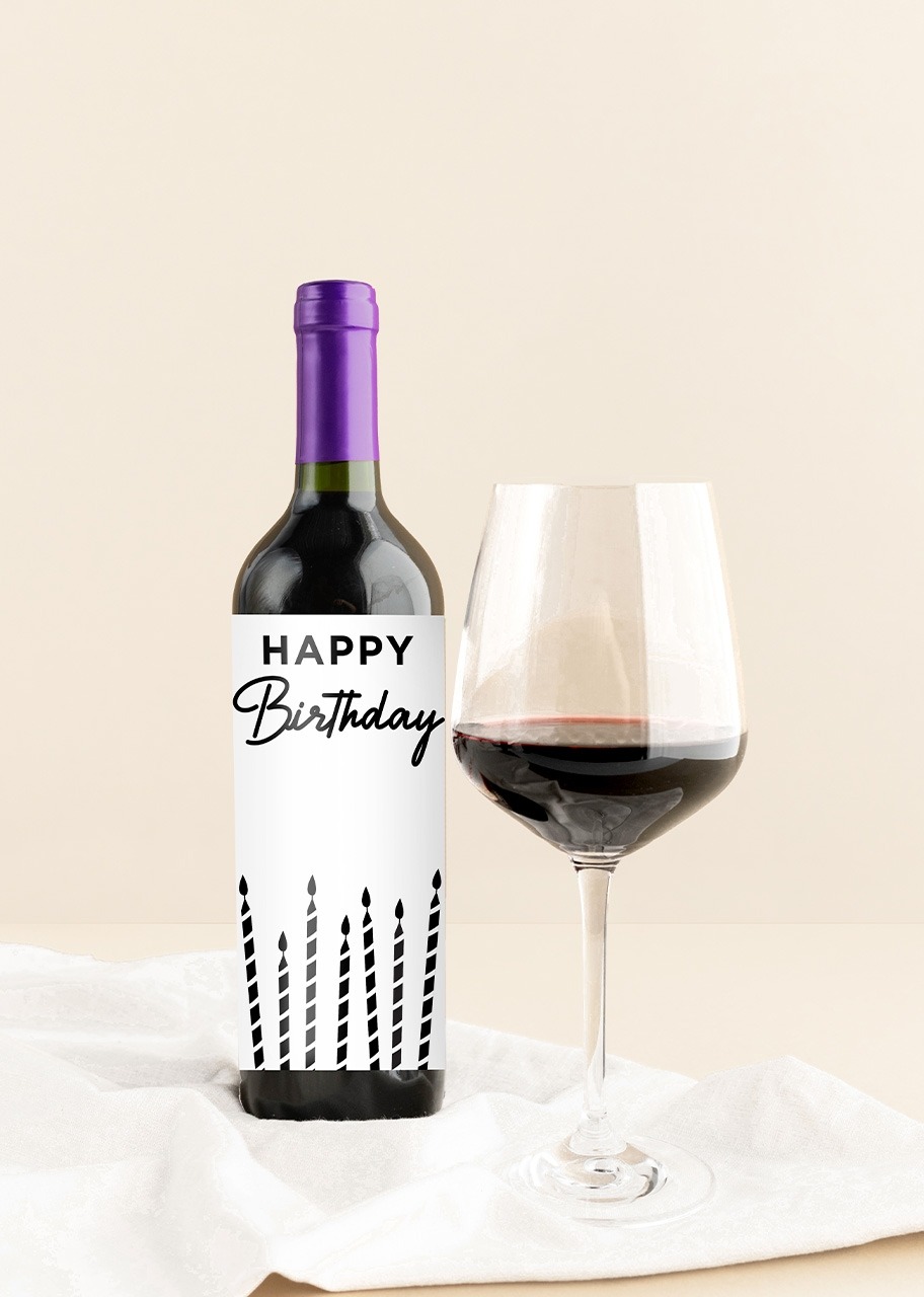 Imagen para Vino Concha y Toro con etiqueta "Happy birthday" - 2