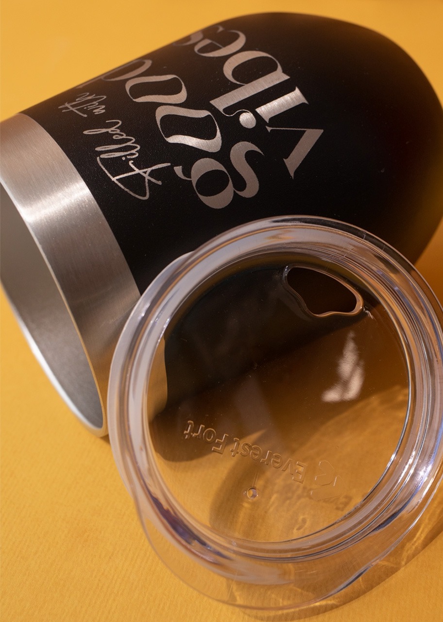 Imagen para Vaso 12 Oz "Filled with Good Vibes" - 2